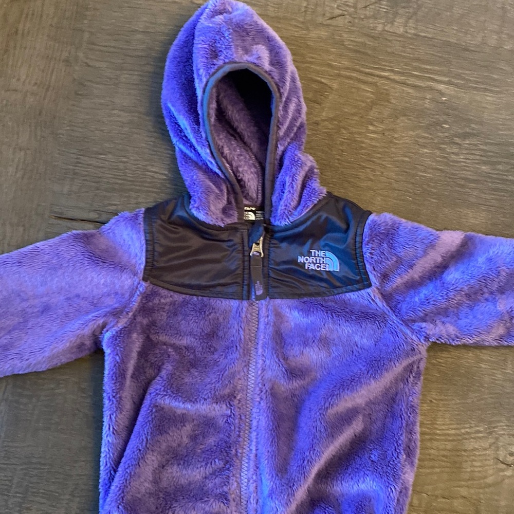 North Face - Oso Jacket Zip Fleece Hoodie - 2T Girls - Purple